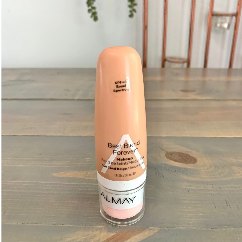 Almay Best Blend Forever Foundation 160 Sand Beige SPF 40 Broad Spectrum 1oz NWT - Picture 1 of 4